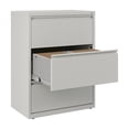 thumbnail image 6 of Hirsh 30"W HL10000 Series Metal 3 Drawer Lateral File Cabinet in Light Gray, 6 of 8