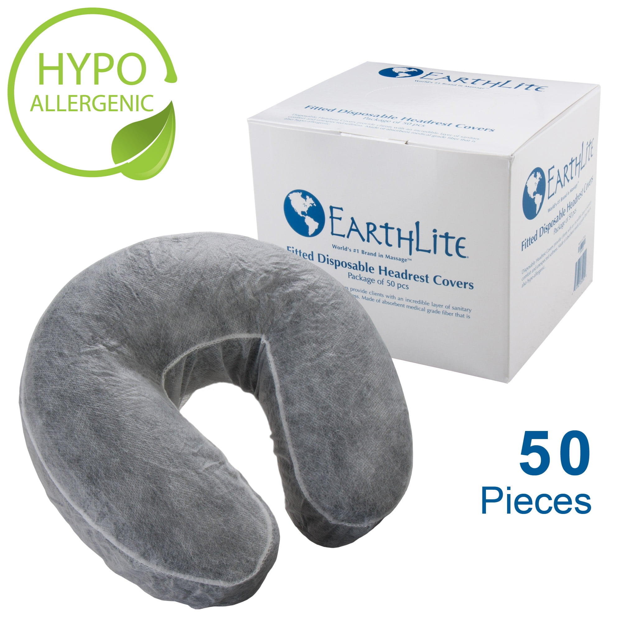 Earthlite Fitted Disposable Massage Headrest Cover Medical Grade Soft Non Sticking Face Rest Cradle Covers 50count Com