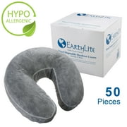 EARTHLITE Fitted Disposable Massage Headrest Cover – Medical-Grade, Soft, Non-Sticking Face Rest Cradle Covers (50count)