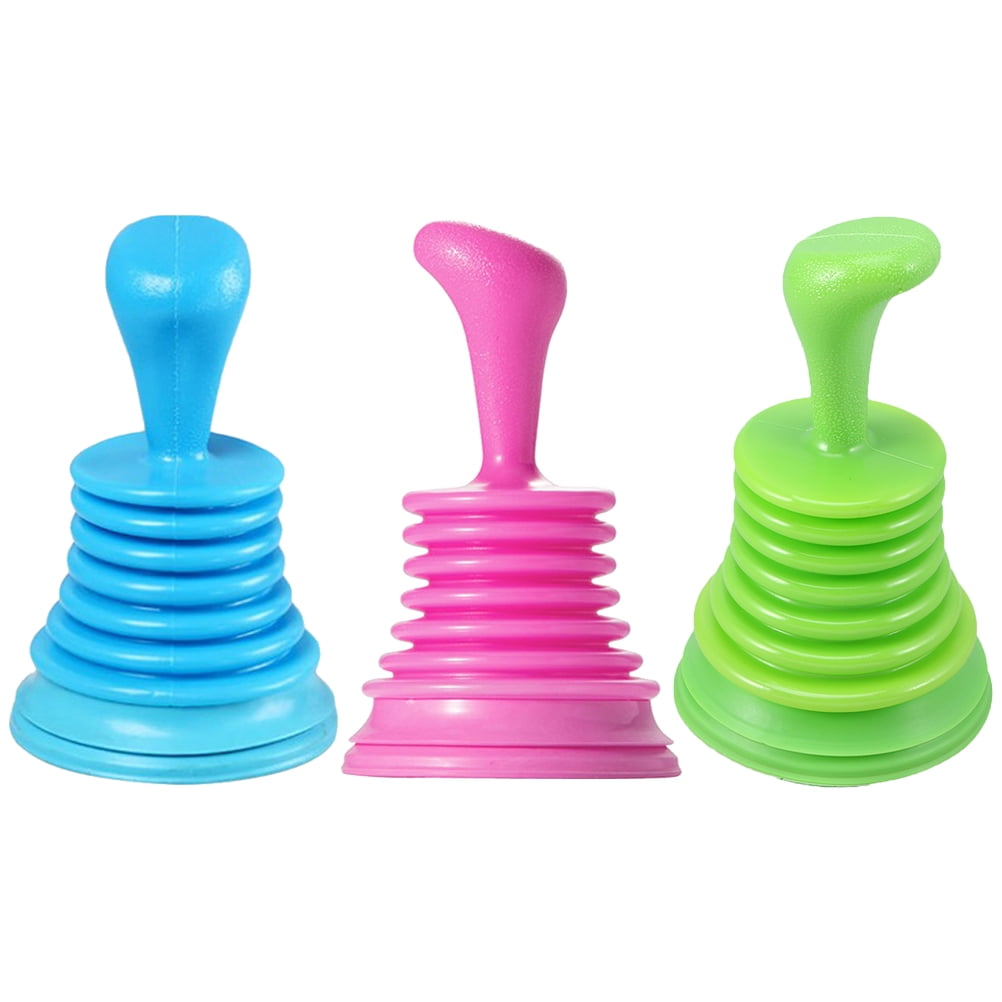 Frcolor Plunger Sink Kitchen Drain Bathroom Tool Toilet Clog Suction