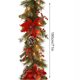 thumbnail image 3 of Adorno navideño de ratán artificial de 180 cm/71 pulgadas con luz, para colgar en la puerta, para centro comercial, hotel, ventana, decoración navideña, ratán artificial, decoraciones de plástico., 3 of 6