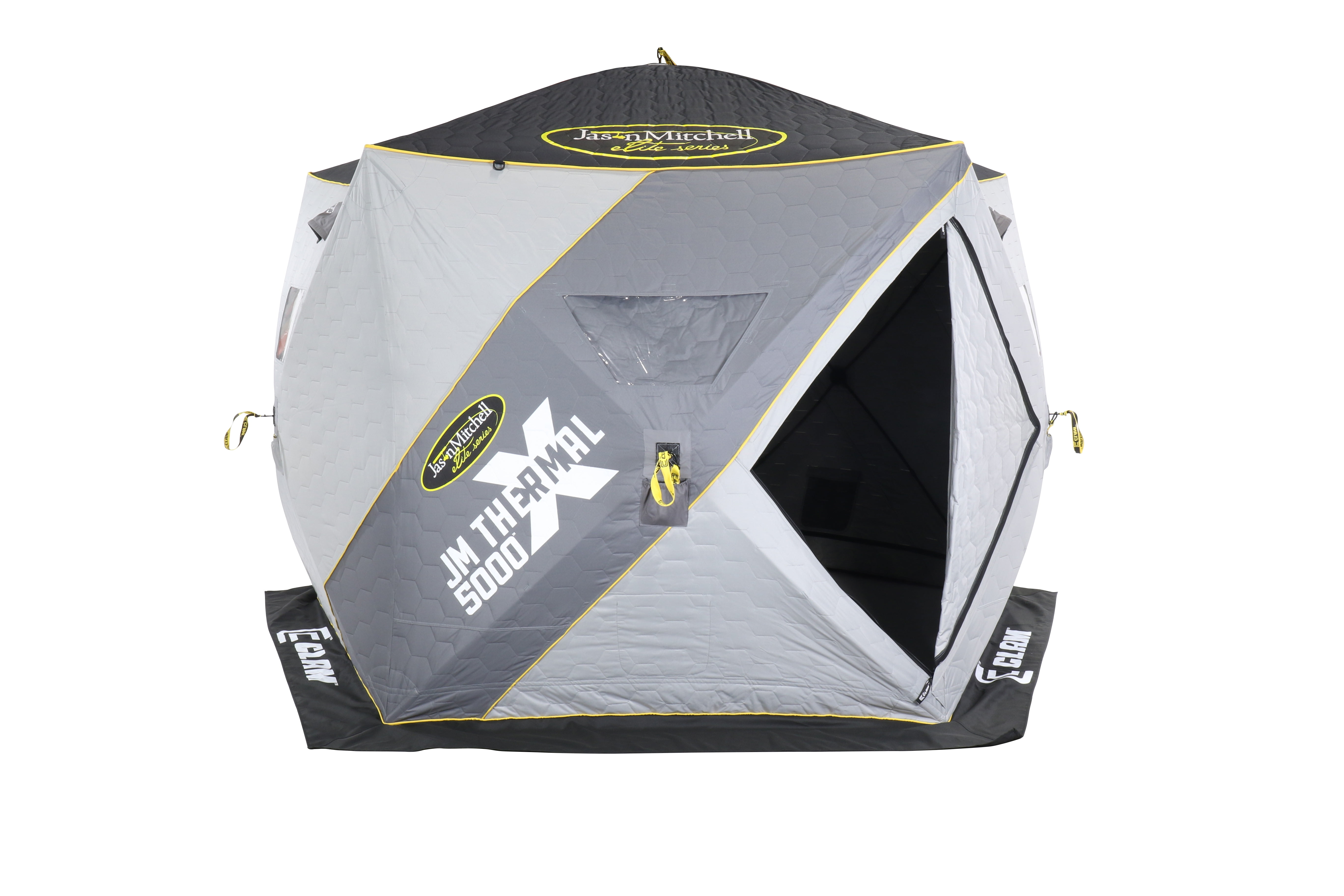 Clam JM X5000 Thermal Hub Ice Fishing Shelter 5 Sided, 114471