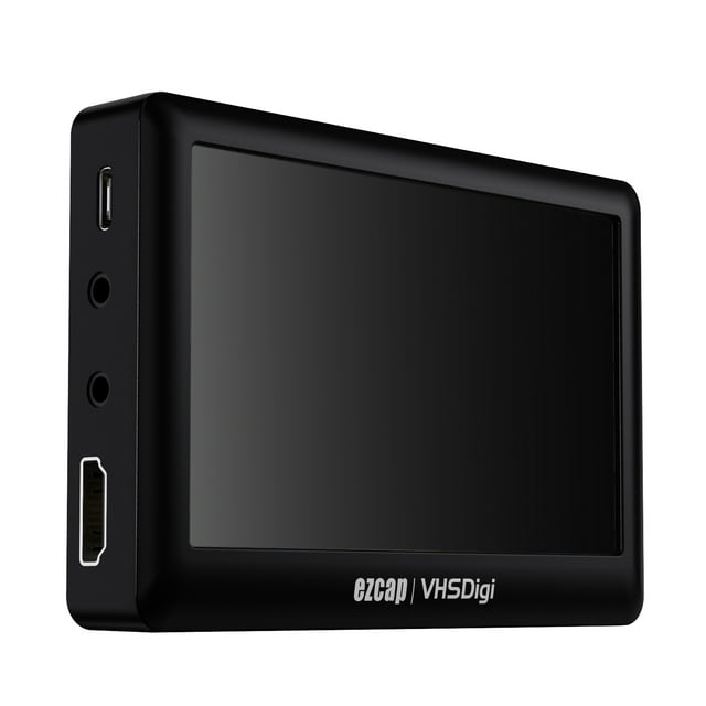 Grabadora ezcap180 AV Recorder Video Audio Capture Box Convertidor analógico a digital Grabe video desde VHS VCR's Videocámara Reproductores de DVD a tarjeta TF U Disco Reproducción de pantalla a colo ezcap Grabadora