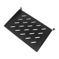thumbnail image 4 of Estante para rack de servidores, estante para gabinete de red, bandeja voladiza ventilada desmontada para equipos de red de 19", rack y gabinete Profundidad 20 cm, 4 of 8