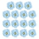 Uxcell Artificielle Fleur Tête Fausses Fleurs Têtes en Vrac Soie Pivoine Têtes Simulation Fleur Bleu Clair 15 Pcs – image 1 sur 6