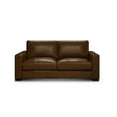 thumbnail image 3 of GTR Leather Vancouver 64" Wide Upholstered Love Seat, Portofino Cinnamon, 3 of 4