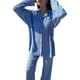 thumbnail image 4 of VISgogo - Conjunto de camisa y pantalones plisados de manga larga con botones y pantalones para mujer VISgogo  moda, 4 of 9