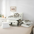 thumbnail image 5 of Manfei Home Wooden House Bedding Comforter Set 7-Piece, Cartoon Farmhouse Rooster King Bedding Sets, Rustic Animal Reversible Bed Sheets, Luxury Bedroom Decor, 5 of 7