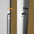 thumbnail image 3 of Twin Extension Cord, 24 Ft Flat Wall Plug, 12 Feet on Each Side, 3 Prong Power Strip with 6 Outlets, Double Extension Cord Splitter for Behind Bed, Couch, Nightstand, Furniture, Black, 3 of 7