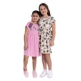 thumbnail image 2 of Mickey and Minnie Mouse Girls’ Play Dress with Short Sleeves, 2-Pack, Sizes 4-16, 2 of 11