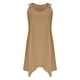 thumbnail image 5 of mfyjkho Vestidos de fiesta para mujer, Vestido de mujer de color liso con cuello redondo, sin mangas, con tirantes y cuello redondo Vestidos largos para mujer xxxl, 5 of 6