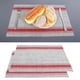 thumbnail image 5 of Mantel Individual Jadeshay 2 Piezas PVC Tipo Raya Azul Rojo, 5 of 8