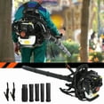 thumbnail image 2 of Seipouy Backpack Gas Powered Leaf Blower, Commercial 550CFM 52CC 1.7HP 2 Cycle Powerful Lightweight Gasoline Grass Lawn Blower w/Harness Air-Cooled & Fuel Tank for Yard Lawn Care, Snow Removal, 2 of 10