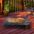 thumbnail image 6 of PETMAKER 36x29.75-Inch Elevated Dog Bed - Indoor/Outdoor Cot for Pets, Blue, 6 of 8