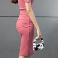 thumbnail image 4 of CRAFTHROU 1 Pce Sac à Main Polyester Femme Sac à Main Fermeture Éclair Sortie, 4 of 4
