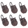 thumbnail image 3 of RENACLIPY Easy Install Owl Shower Curtain Hooks, Brown, 12 Pieces - Home Decor Accessories, 3 of 6