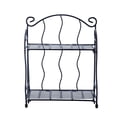 thumbnail image 4 of OUNONA  Desktop Storage Shelf Iron Bookshelf Easy Assembly Rack Office, 4 of 8