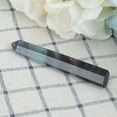 thumbnail image 4 of Single Point Colorful Natural Fluorite Quartz Crystal Column Stone Ornament Gift Decoration, 4 of 8