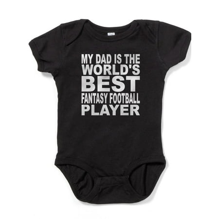 CafePress - My Dad Is The Worlds Best Fantasy Football Player - Cute Infant Bodysuit Baby (Ronaldinho Best Player In The World)