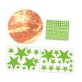 thumbnail image 2 of Pegatinas de estrellas que brillan en la oscuridad, pegatinas de pared de brillantes DIY, estrellas y calcomanías de pared para sala de estar,, 2 of 8