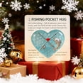 thumbnail image 5 of Lover Pocket Hug Keepsake With Sea Glass Heart And Inspirational Card For Anglers Fishermen And Dad 1Pc Desktop Ornament Easy To Use, 5 of 7