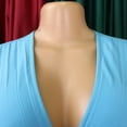 thumbnail image 5 of AURA Women’s Maxi Dress V Neck Pleated Flared Skirt High Waist Belt Detail S XXXL, 5 of 7