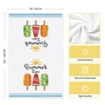 thumbnail image 2 of Sm:)e Ice Cream Summer Kitchen Dish Towels 18x26 Inch Set of 4, Stripe, 2 of 7