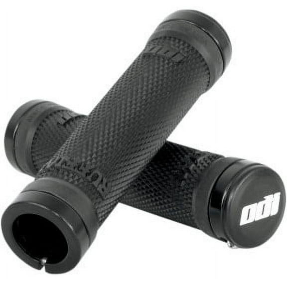 ODI Ruffian 130mm PWC Lock-On Grips | Black/Silver (L31RFB-S)