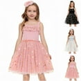thumbnail image 5 of ZACPNCV Toddler Tutu Dress Girls Fluffy Tiered Summer Dresses Cute Party Tulle Sundress for Kids Pink 9-12 Months, 5 of 5
