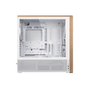 Lian Li LAN217W LANCOOL 217 Walnut Wood ATX Mid Tower Case White