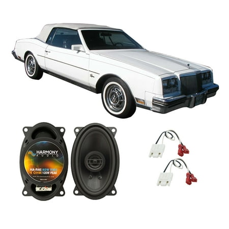 - Fits Buick Riviera 1983-1985 Front Door Replacement Harmony HA-R46 Speakers New