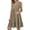 Z1#Light Green506, variant on Puliio Summer Dresses for Women Sleeveless V Neck Ruffle Hem Loose Mini Solid Color Casual Beach Dress