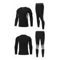 thumbnail image 4 of Advancent Conjunto de medias de primera capa de invierno, ropa, trajes, camisa de compresión, Calzoncillos largos, entrenamiento, correr, ropa Uniforme atlético Blanco Adultos/XXL, 4 of 6