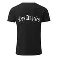 thumbnail image 3 of Men's T-Shirts Los Angeles Printed Short Sleeved Crew Neck T Shirt Fashion Versatile Pullover Tshirt, 3 of 4
