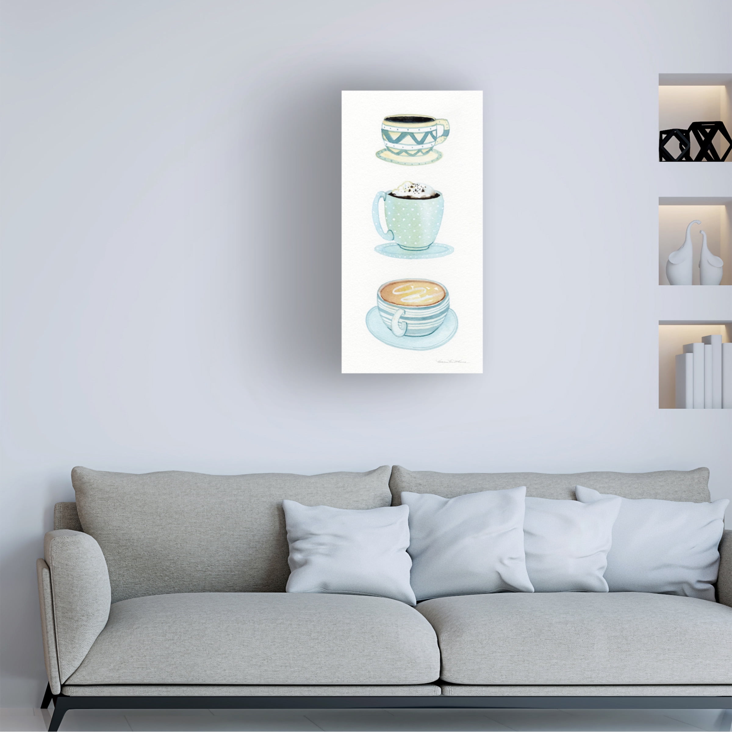 Kathleen Parr McKenna 'Coffee Break Element VI' Canvas Art