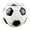 Football black white, variant on AOOOWER Handcrafted Glass Cup Sports Ball Shape Drinking Mug for Cold And Hot Beverage