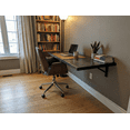 thumbnail image 4 of Floating Multipurpose Desk Black Paint 20 Inches, 4 of 6