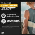thumbnail image 3 of Skin Grip Freestyle Libre 2 & Lingo Patches - 20 Pack, Waterproof CGM Glucose Monitor Adhesive Covers, Durable Long-Lasting Sensor Patches - Clear, 3 of 8