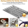 thumbnail image 4 of Wall Mounted Laundry Clothes Drying Rack Clothing Retractable Accordion Wall Hanger Collapsible Hanging Towel Holder for Laundry Bathroom(17-32inch Variable Enhanced,Adjustable Length), 4 of 6