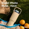 thumbnail image 4 of Carote 2PCS Insulated Stainless Steel Tumbler, Highlight Water Bottles with Straw Lid, 30 fl oz & 32 fl oz, Yellow, 4 of 8