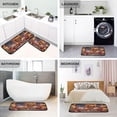 thumbnail image 4 of 2-Piece Kitchen Rugs Set Non-Slip Mats Carpet Floor for Kitchen, Bathroom (19.7"x27.6" & 19.7"x47.2") Sitting Santa Claus, 4 of 7