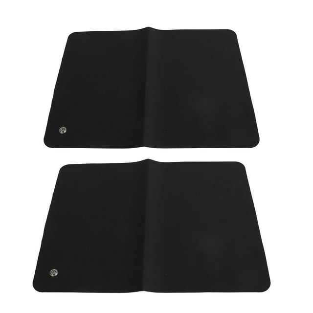 2Pcs Grounding Mat for Sleep, PU Leather Earth Mat Grounding Pad, Grounding Mat Kit, Multi Functional Grounding Sleeping Mat for Better Sleep, Anxiety Relief, Eliminate Static