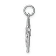 thumbnail image 2 of 14k White Gold Crucifix Pendant Charm, 2 of 4