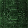 thumbnail image 1 of Ahgly Company Indoor Square Persian Emerald Green Traditional Area Rugs, 4' Square, 1 of 4