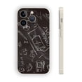 thumbnail image 1 of Manténgase a la moda y protegido: funda para teléfono plateada mate con estampado de dibujos animados para iPhone 15 Pro Max y más allá, 1 of 4