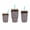 Pattern, variant on 3 Pack Reusable Iced Coffee Sleeves - Insulator Sleeve for Cold Beverages (Black)