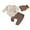 Coffee, variant on Baby Boy Girl My First Thanksgiving/Halloween Outfits Turkey/Pumpkin Romper Bodysuit Pants Hat Set Fall Winter Clothes