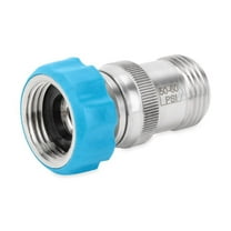 Camco Camper/RV Water Pressure Regulator | Features Safe 50-60 PSI Range & Drinking Water Safe with Stainless Steel Construction (40054)