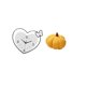 thumbnail image 5 of Reloj De Pared Creativo Con Forma De Calabaza Y Corazón De Peluche, Arte Decorativo, Movimiento Silencioso, Para Sala De Estudio, Cafetería, Oficina, Dormitorio, Sofá, Cojín Decorativo, 5 of 8