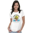 thumbnail image 3 of PACMAN Retro Never Look Back Women's T Shirt Ladies Tee Brisco Brands X, 3 of 5